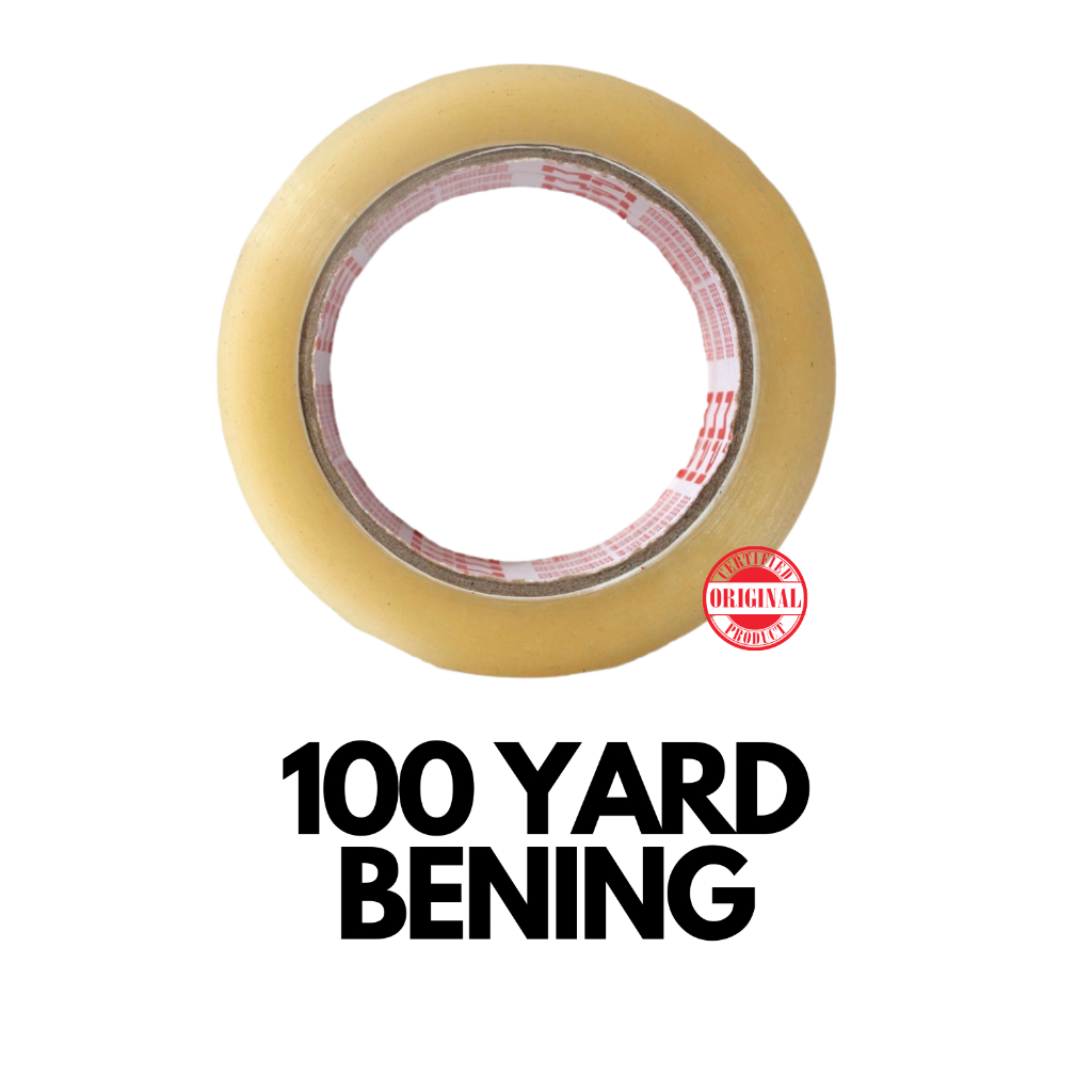 

RK [Terlaris] LAKBAN BENING/COKELAT 100 YARD X 48 MM PREMIUM PER 6 PCS PALING MURAH!!