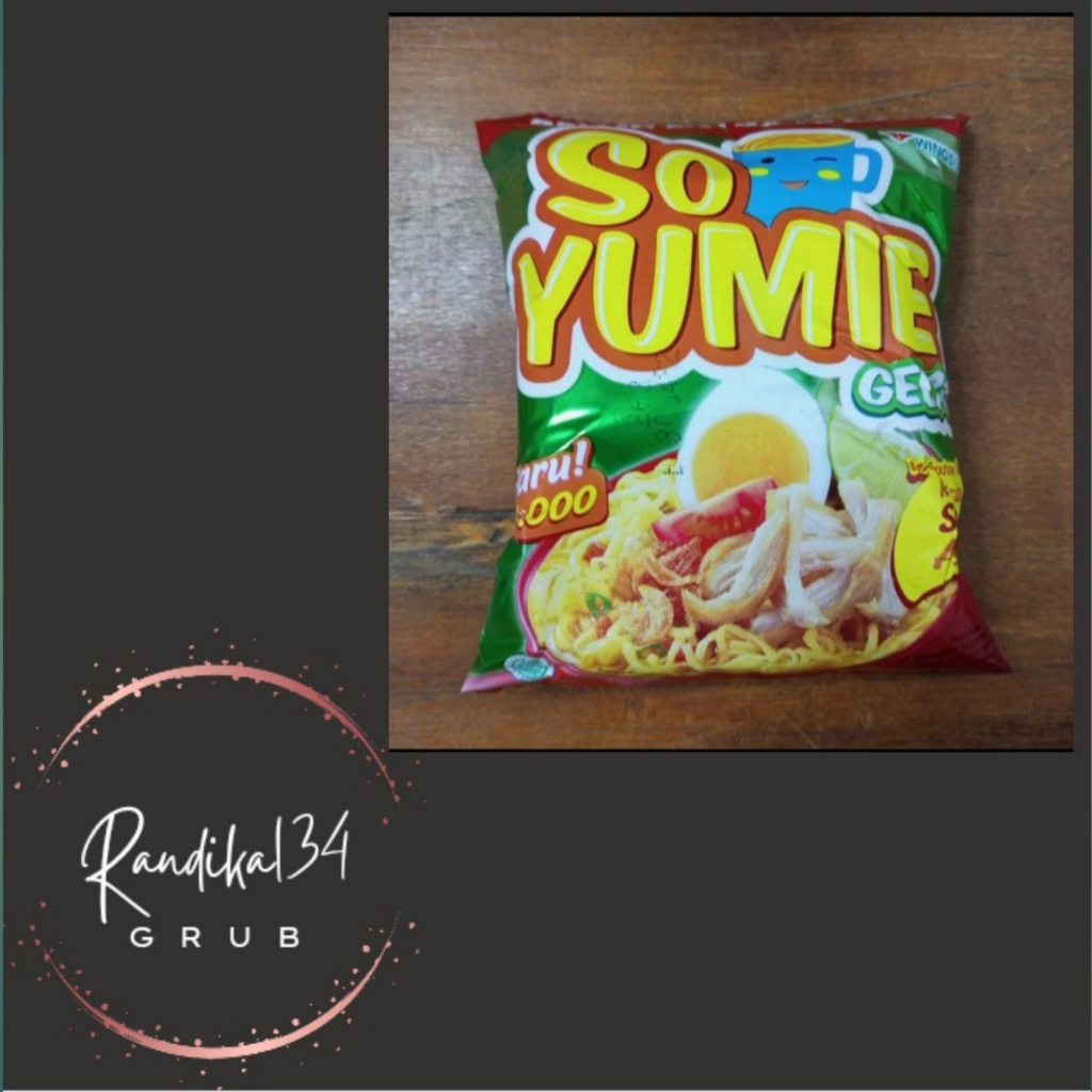 

so yumie mie gelas kemasan 30gr rasa baso sapi
