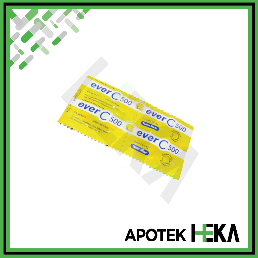 Ever C 500 Strip isi 2 Tablet - Vitamin C Hisap (SEMARANG)