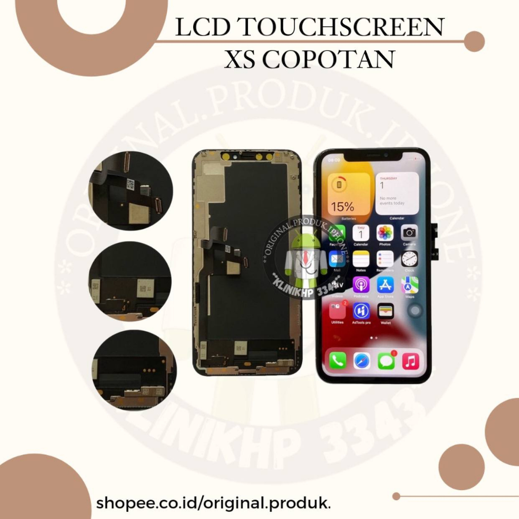 LCD TOUCHSCREEN XS ORIGINAL COPOTAN