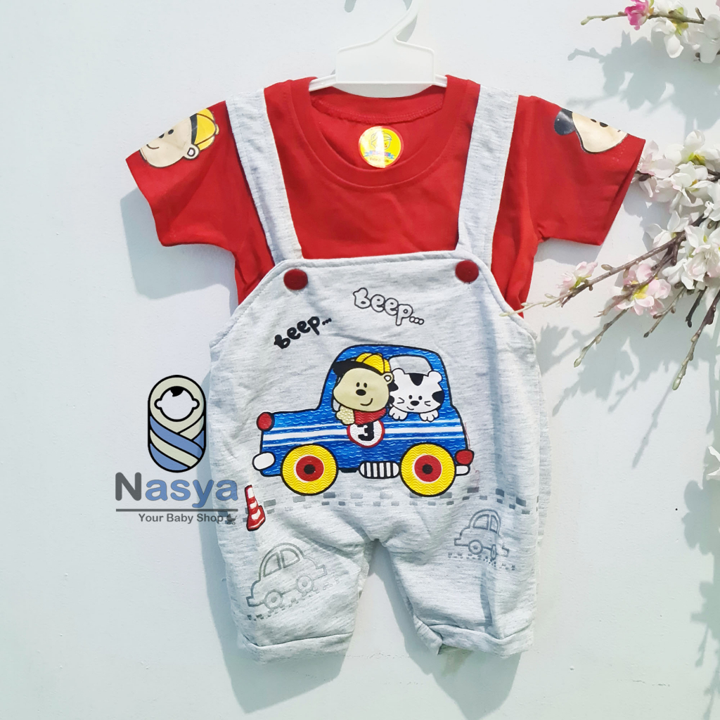 [JC-005] Celana Kodok Kaos uk Bayi 0-6 Bulan / Baju Setelan Jumper Lengan Baby Overall