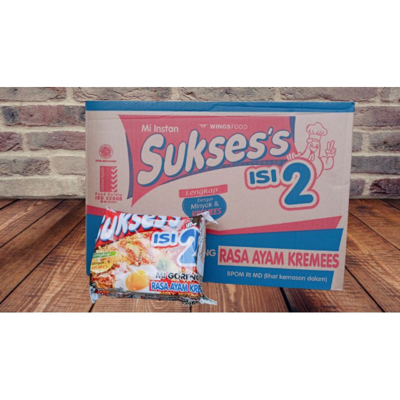 

Mie sukses isi 2 satu dus isi 24 pcs full