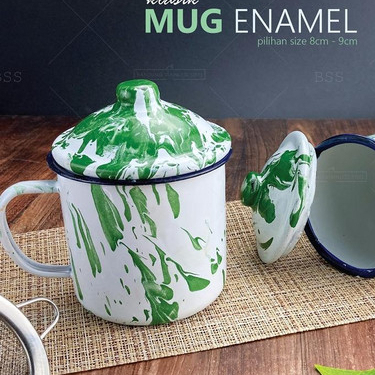 Mug Enamel Blirik 9 Cm