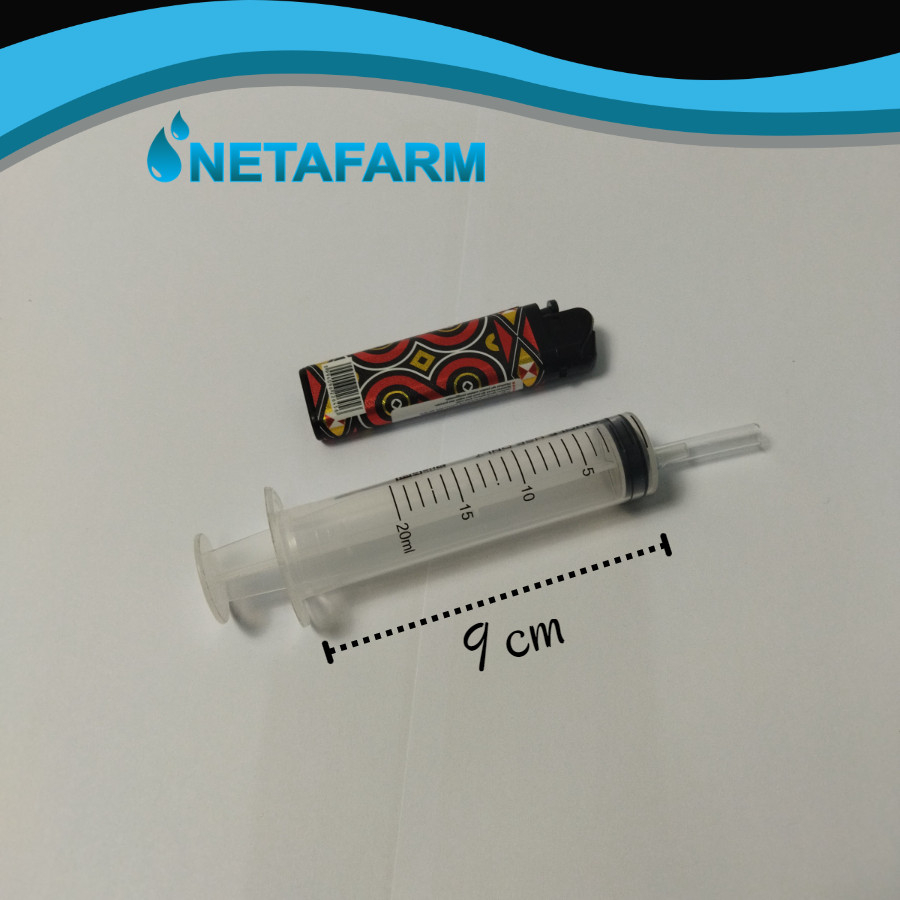 Syringe Spuit Suntikan Takaran 20ml + Selang