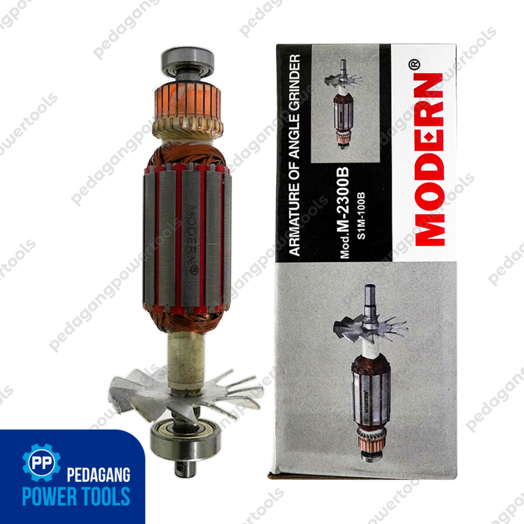 MODERN Armature 2300 SIM-100B Rotor Angker Mesin Gerinda Disc Grinder