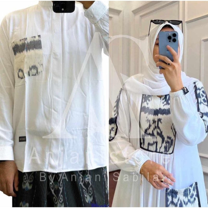 dress putih Anjani Store