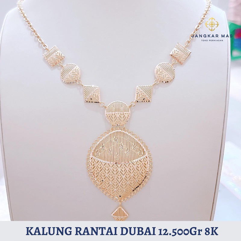 KALUNG EMAS RANTAI DUBAI 8K 12.500GR