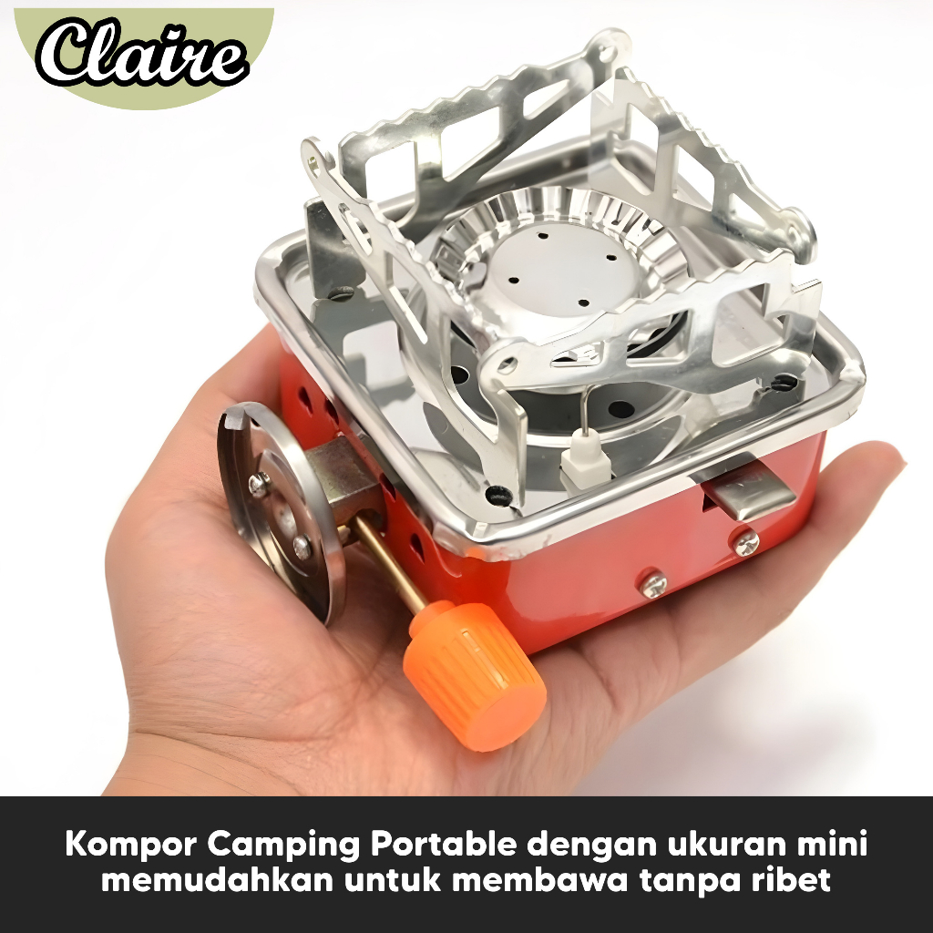 Kompor Camping Kotak Mini Portable Gas Stove