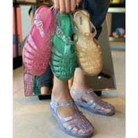 Melissa Possession Shiny Glitter Final De Ano Ad ORIGINAL jelly sandal wanita
