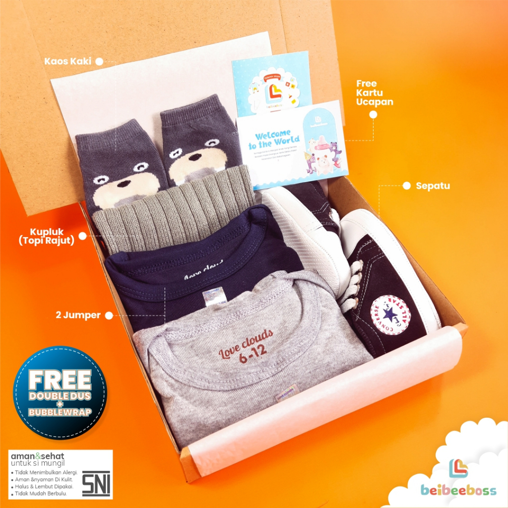 KADO BAYI / HAMPERS BAYI NEWBORN / BAJU BAYI/ HAMPERS BABY / GIFT BOX BAYI PEREMPUAN / KADO BAYI CEWEK / KADO BAYI COWO