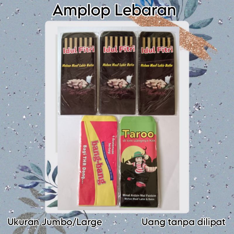 

Amplop Uang Lebaran Jumbo Amplop THR Amplop Uang Jumbo 17x7cm Amplop Uang tanpa Lipat