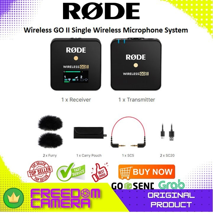 Rode Wireless GO II Single Wireless Microphone System