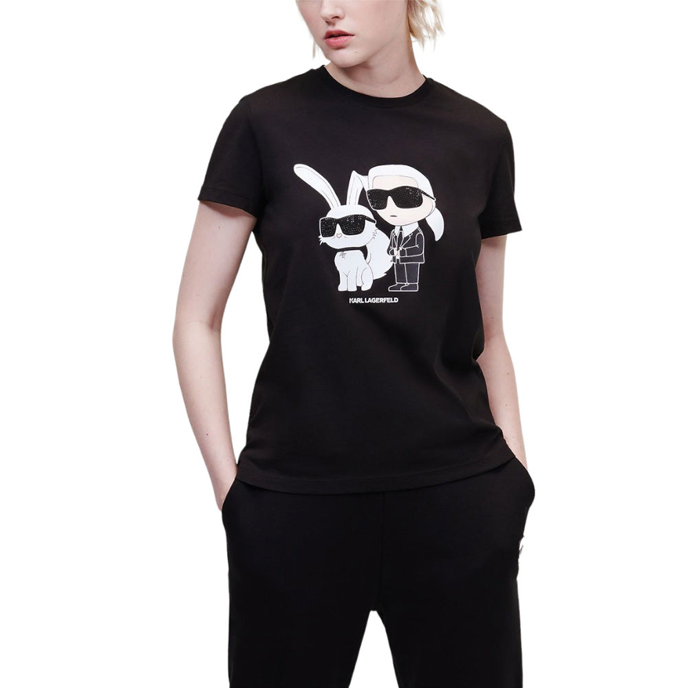 Krl Lagerfeld Year of The Rabbit T-Shirt Black