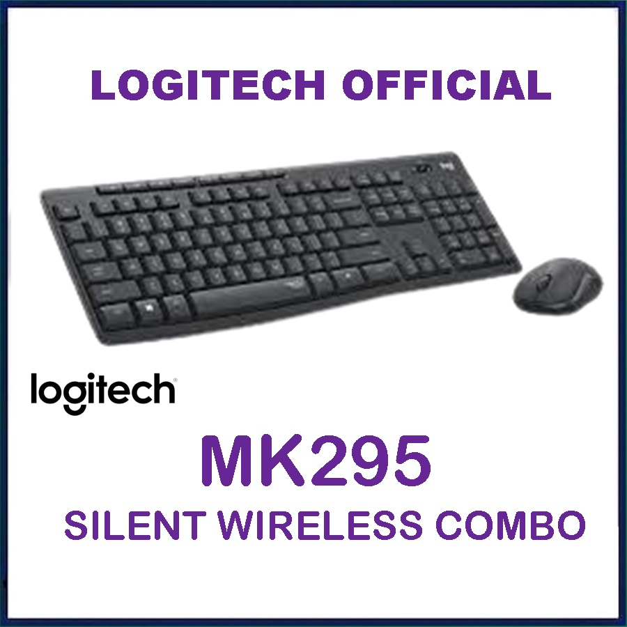 Logitech MK295 Silent Wirelles Combo Keyboard + Mouse Bundle