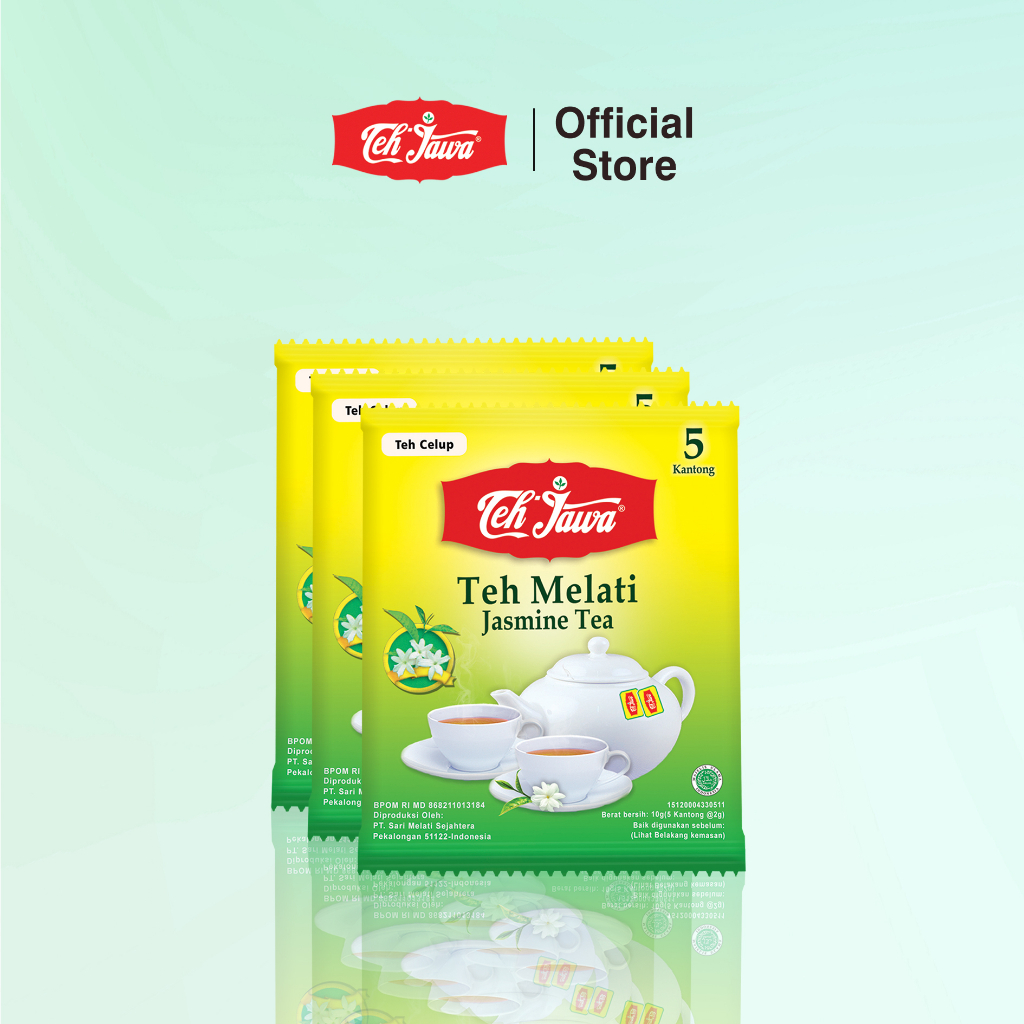 Teh Jawa Jasmine Tea Celup Dalam Sachet Per Renceng (isi 10 sachet )