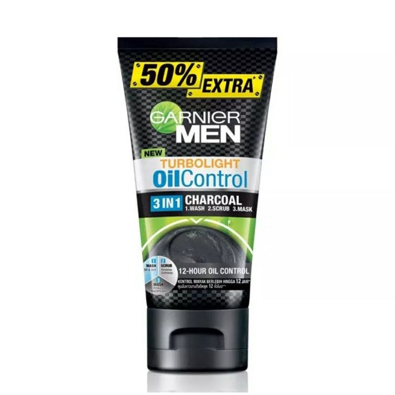 Nama - Garnier Men Acno fight &amp; Oil Control Charcoal 150ml