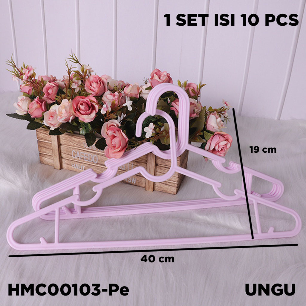 Gantungan Baju 10 pcs Clothes Hanger Gantungan Baju Celana Hanger