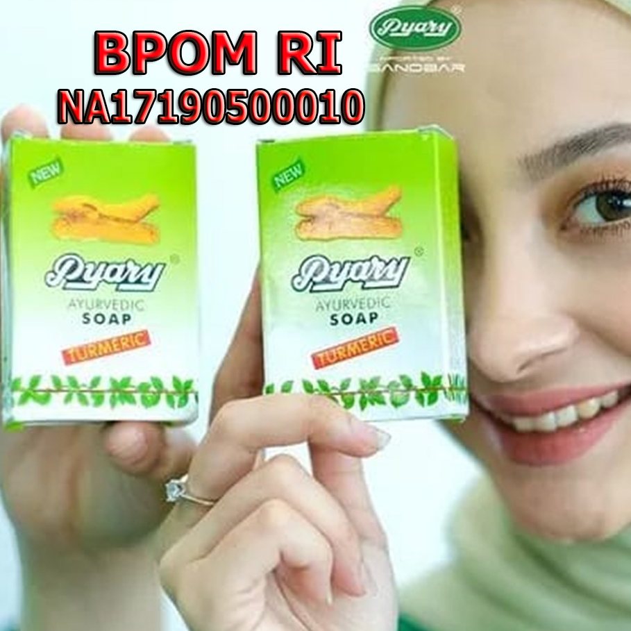 Jual SABUN ARAB PYARY TURMERIC SABUN KUNYIT 100% ORIGINAL BPOM | Sabun Arab Original | sabun Pyary BPOM