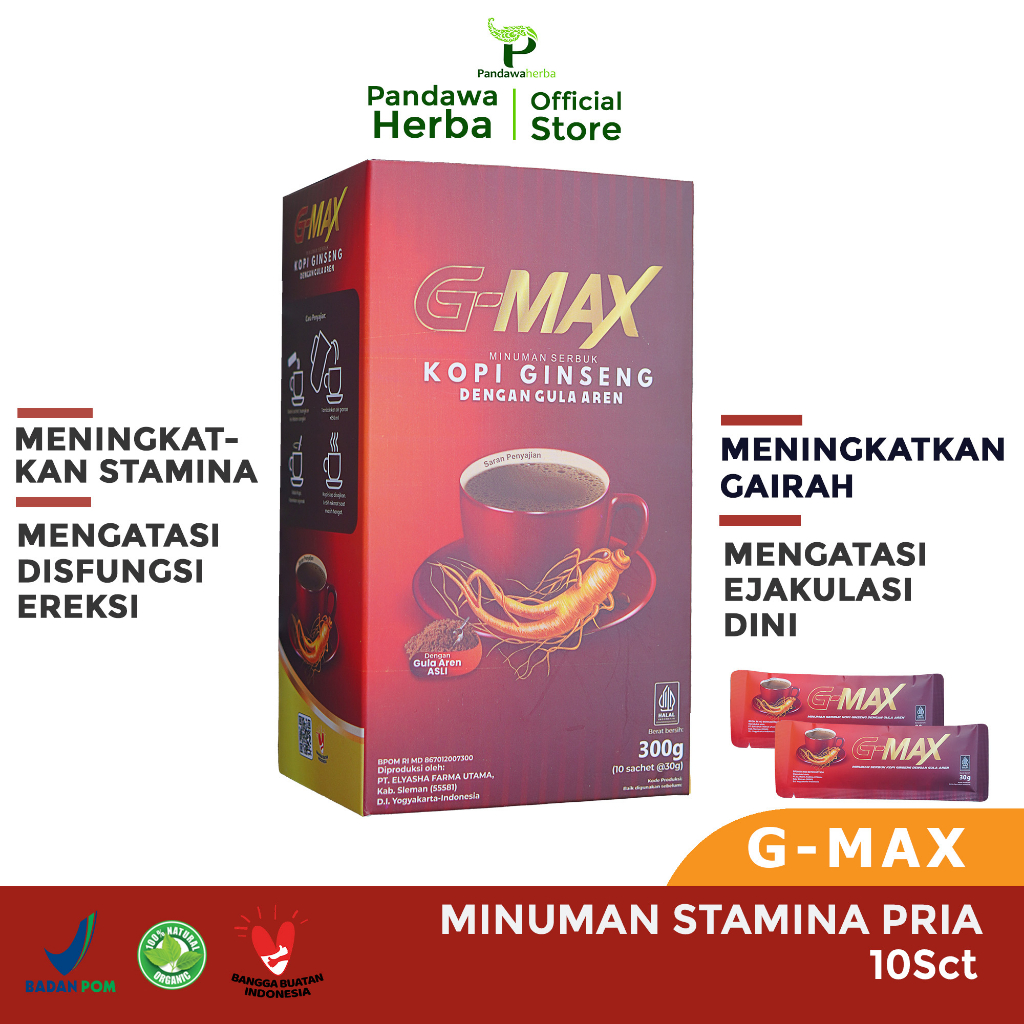 Kopi Stamina Pria wanita Terlaris - Kopi Ginseng /KOPI MIRACLE GOLD | MIRACLE COFFEE ENERGY /G-MAX S