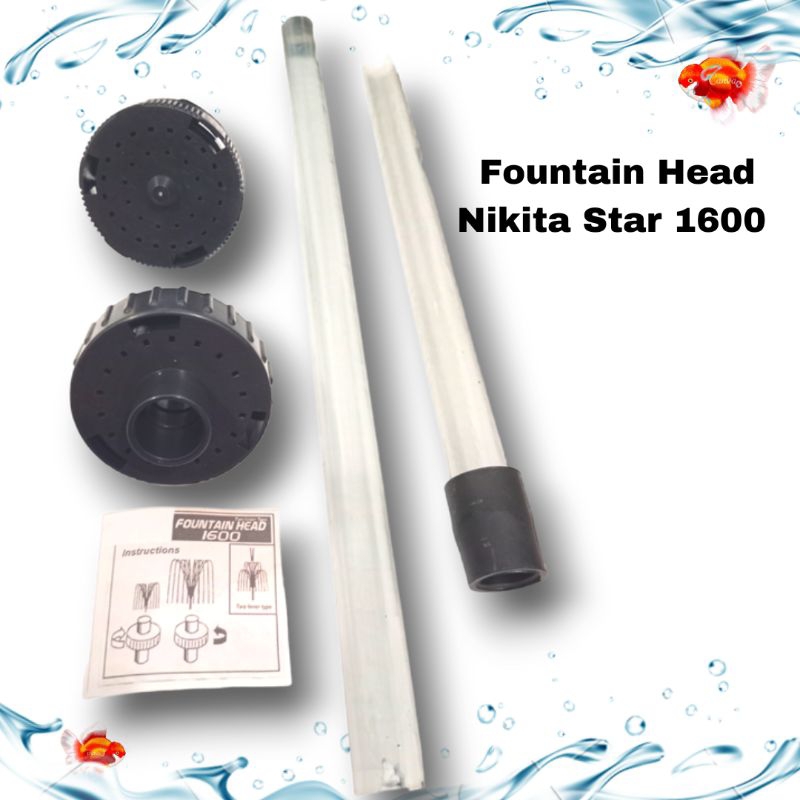 Pipa Air Mancur Kolam NIKITA STAR FOUNTAIN HEAD 1600