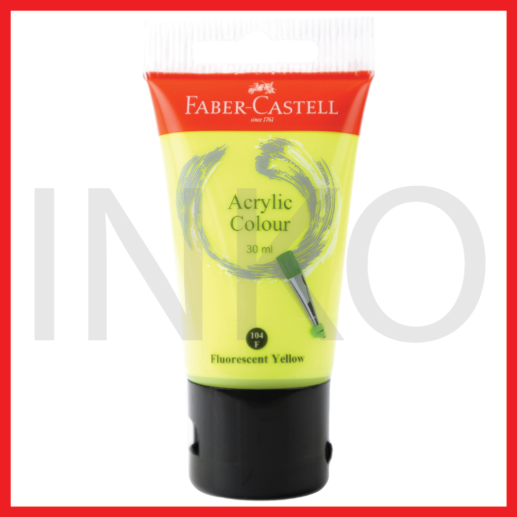 

FABER CASTELL ACRYLIC COLOUR FLUORESCENT YELLOW 30ML