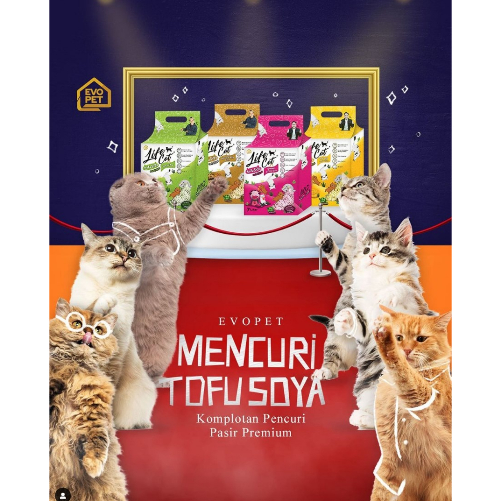 Life Cat Tofu Soya 7 Liter Pasir Kucing Gumpal Wangi