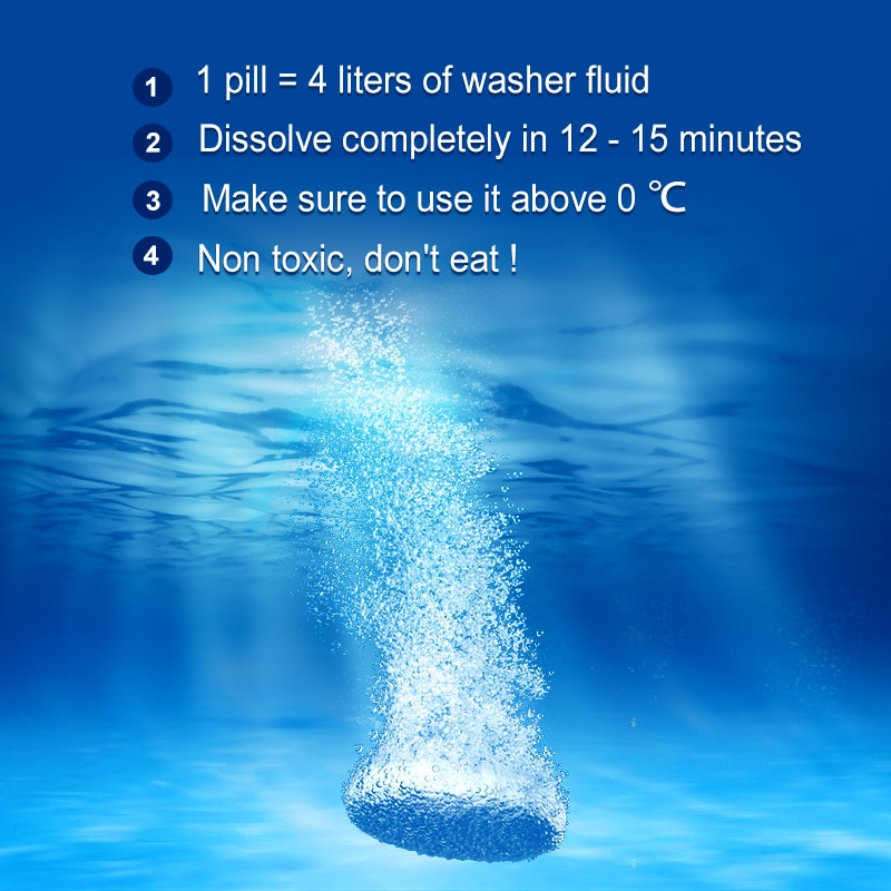 SGS Pil Pembersih Kaca High Efficient Auto Clear 6 PCS -- Black