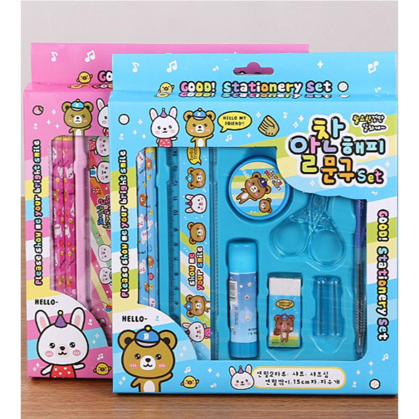 

Alat Tulis Pensil Pencil Set 10 in 1 Alat Tulis Sekolah Anak