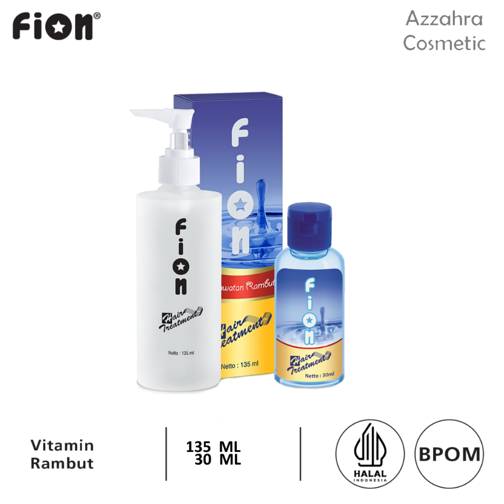 FION Perawatan Rambut 135 ML Hair Treatment Serum Vitamin Halal Pelebat Rambut Original Ori