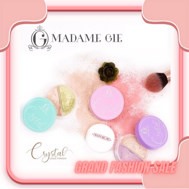 DOMMO - D8071 Madame Gie Crystal Loose Powder - MakeUp Bedak Tabur