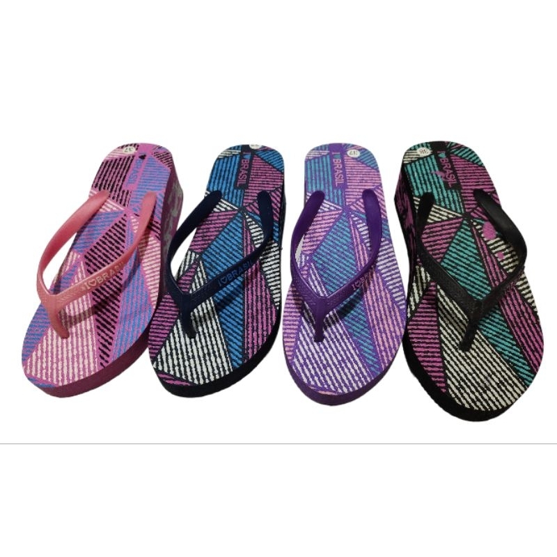 cuci gudang sandal wanita jepit tali spon import murah