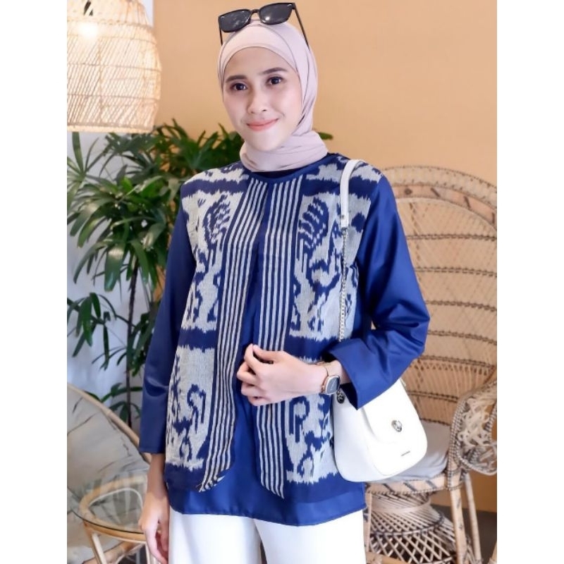 BLUS TENUN KOMBINASI