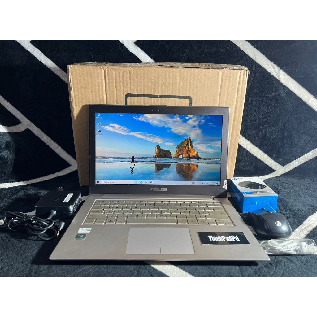 Laptop Asus ZenBook S13 Core i7 3517U Nvidia tipis Murah