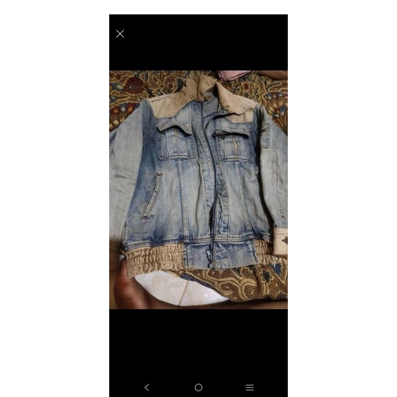 jaket jeans lois ori bekas