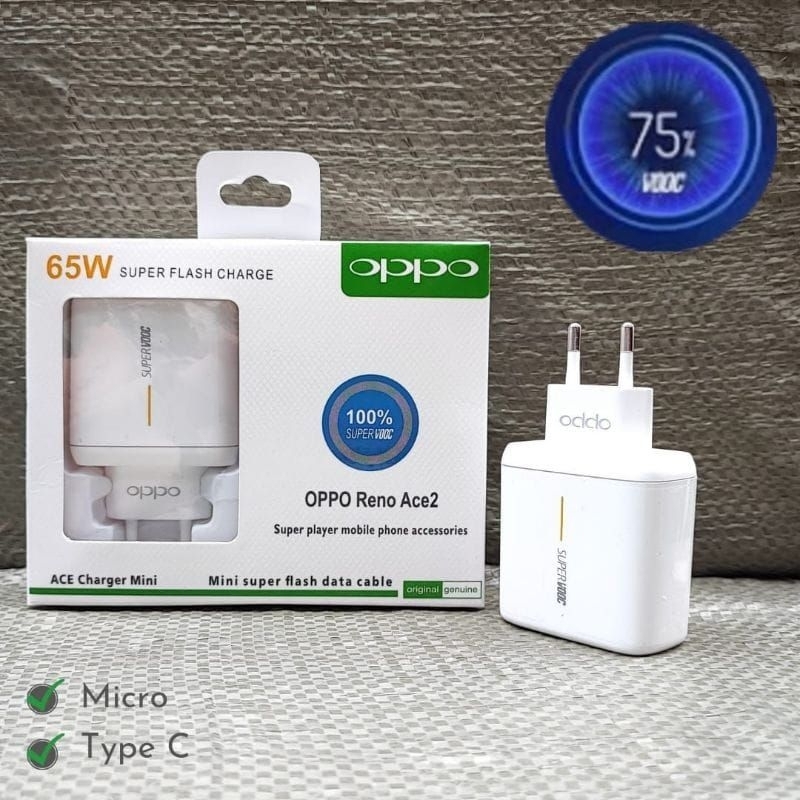 Charger Oppo 65W Fast Charging ♧