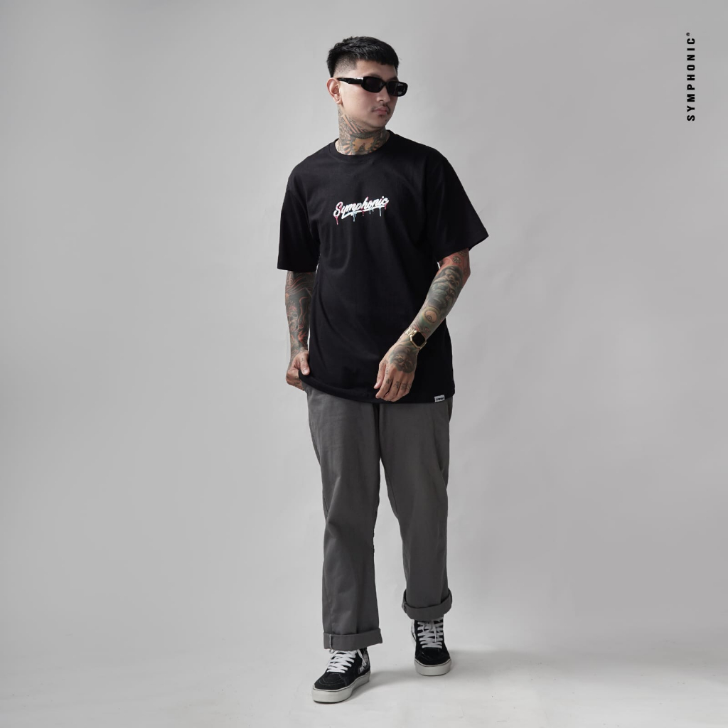 KAOS PRIA // KAOS LENGAN PENDEK // KAOS DISTRO SYMPHONIC 100% ORIGINAL