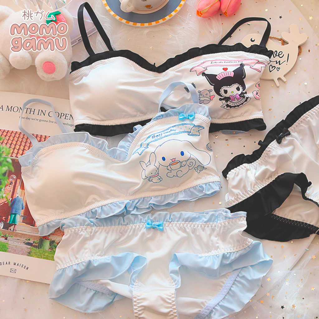 Baby Sanrio Tube Lingerie / Bra / Undergarment Set || Momogamu Japanese Cute x Kawaii Lingerie