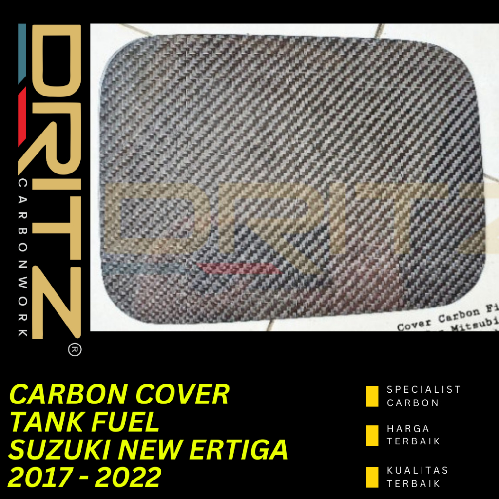 Carbon Cover TANK FUEL Suzuki New Ertiga 2017 - 2022 Aksesoris Karbon