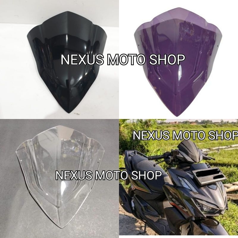 windshield vario160 cbs visor vario160 cbs mika depan vario 160 cbs