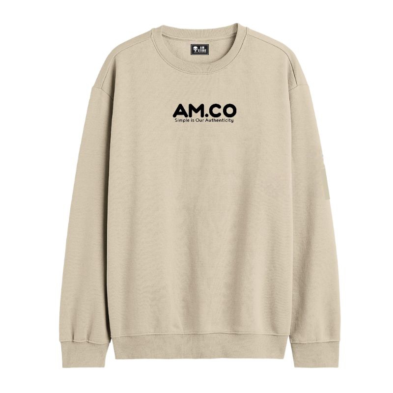 AMSTORE- Sweater Crewneck oversize jumbo motif simple big size pria wanita size xxxl xxxxl xxxxxl.