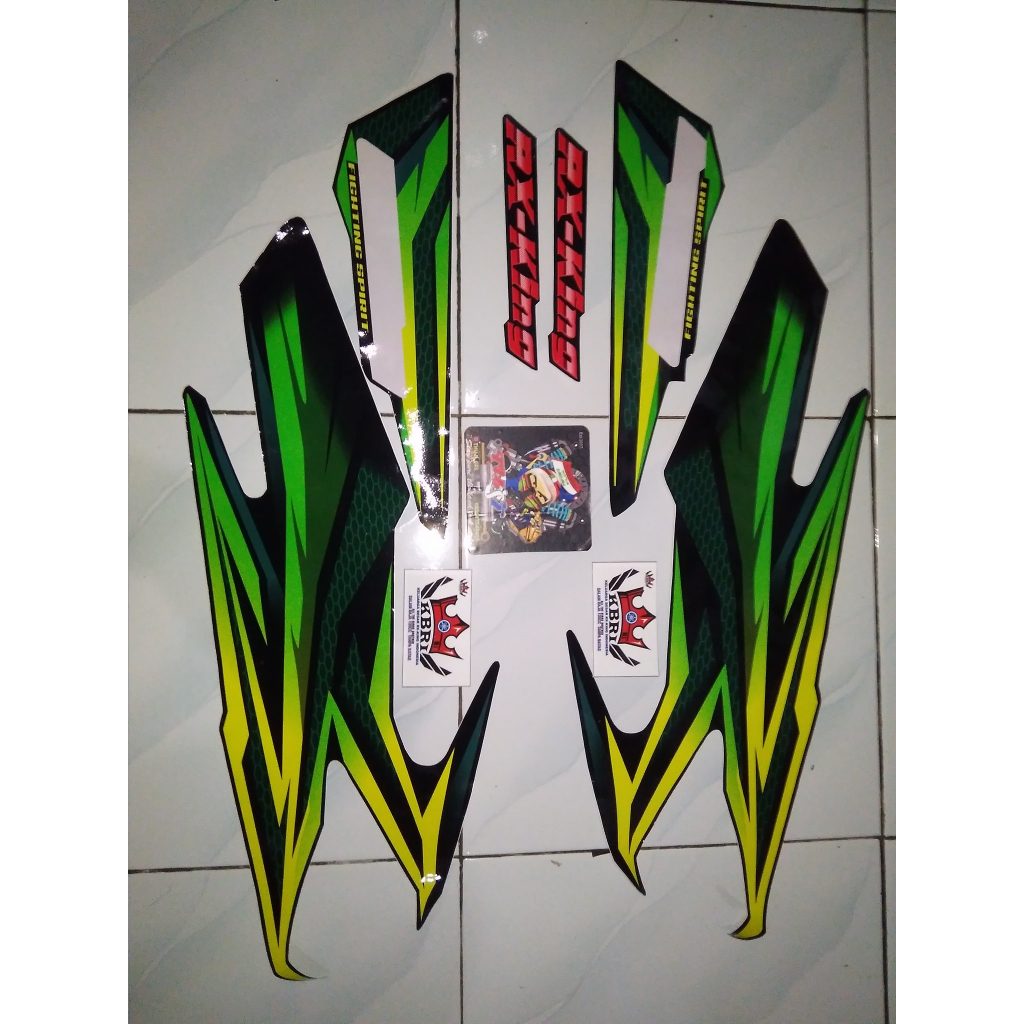 Sticker striping RX King 2004 motif ori