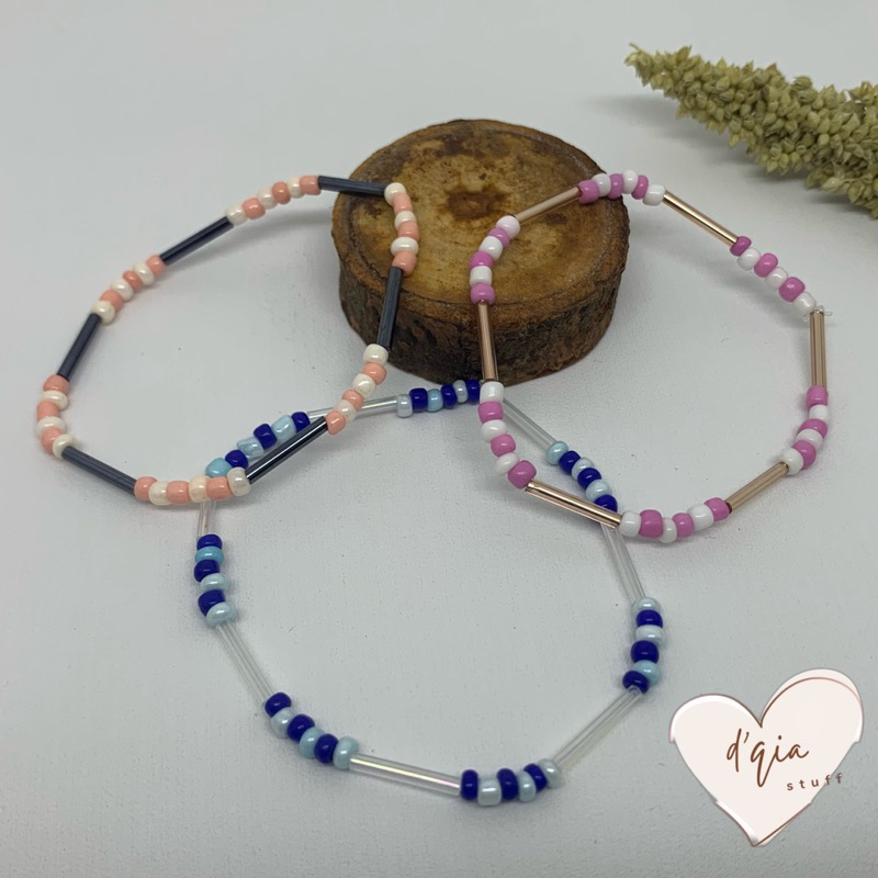 GELANG WANITA / GELANG MANIK MANIK / GELANG KOREA / AKSESORIS WANITA
