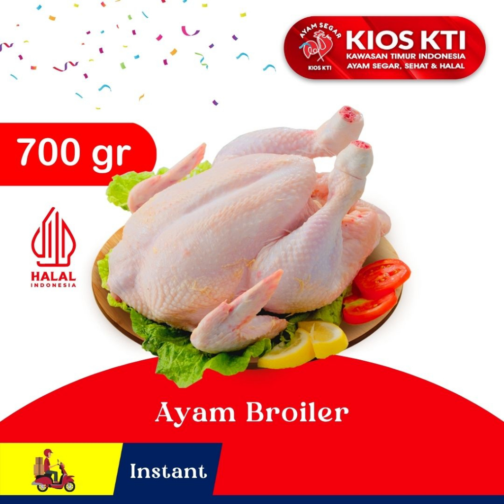 

Ayam Segar Kios KTI - Broiler 0.70 kg