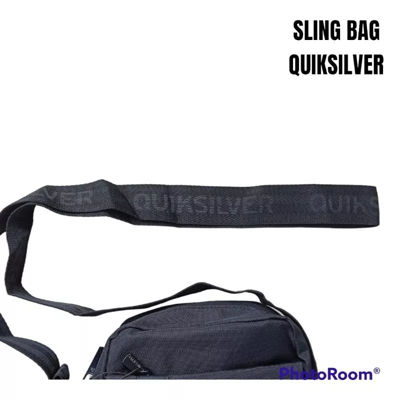 TAS QUICKSILVER TAS SELEMPANG QUICKSILVER TAS QUICKSILVER SLING BAG QUICKSILVER LOGO BESI