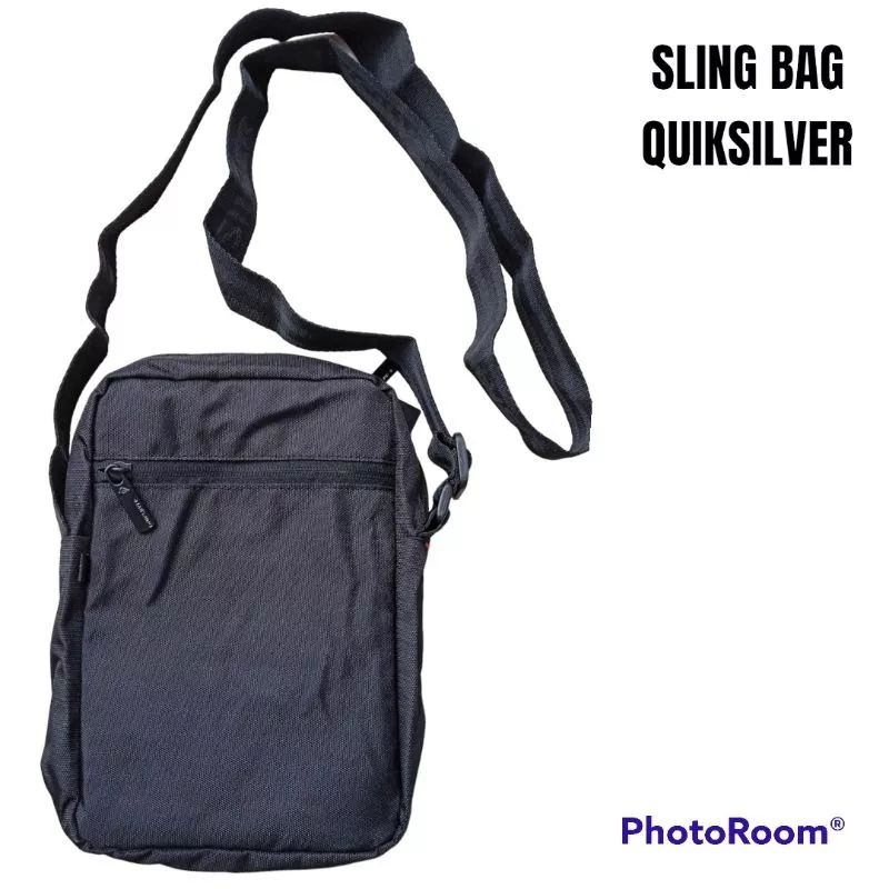 TAS QUICKSILVER TAS SELEMPANG QUICKSILVER TAS QUICKSILVER SLING BAG QUICKSILVER LOGO BESI