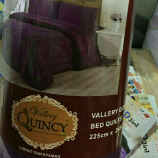 Jual BEDCOVER SAJA VALLERY QUILT KEMASAN KANTONG 225X245 CM Limited