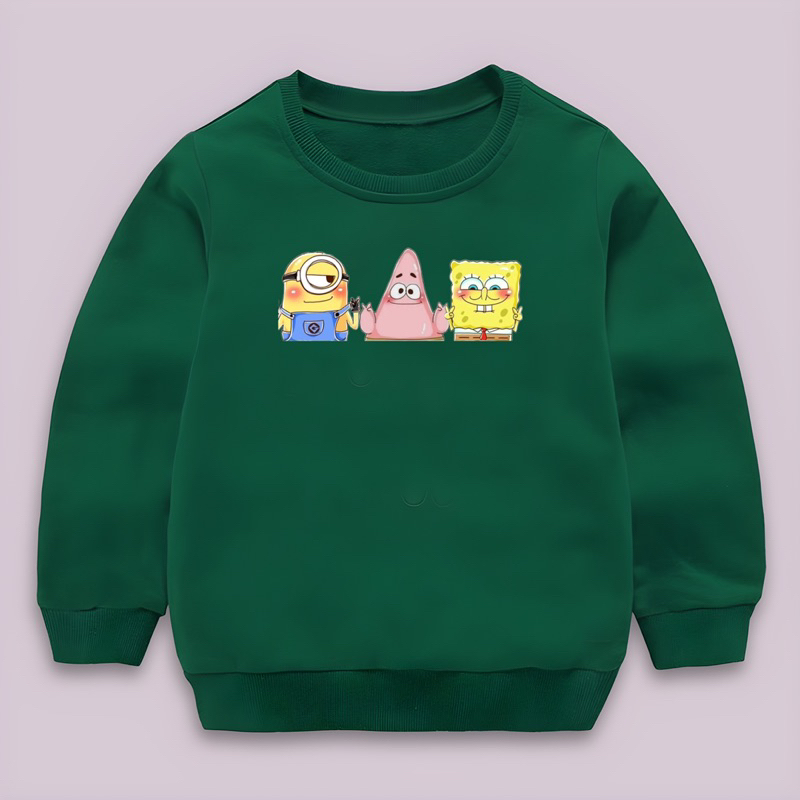 Sweater anak SPONGEBOB PATRICK hoodie anak 2-10 tahun