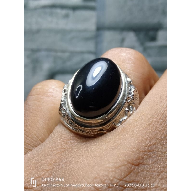 batu cincin akik kecubung tanduk