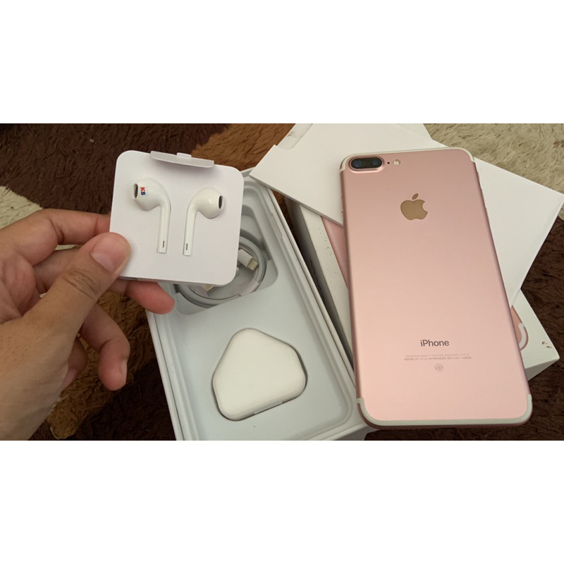 iPhone 7plus 128GB Second Inter Fullset Mulus