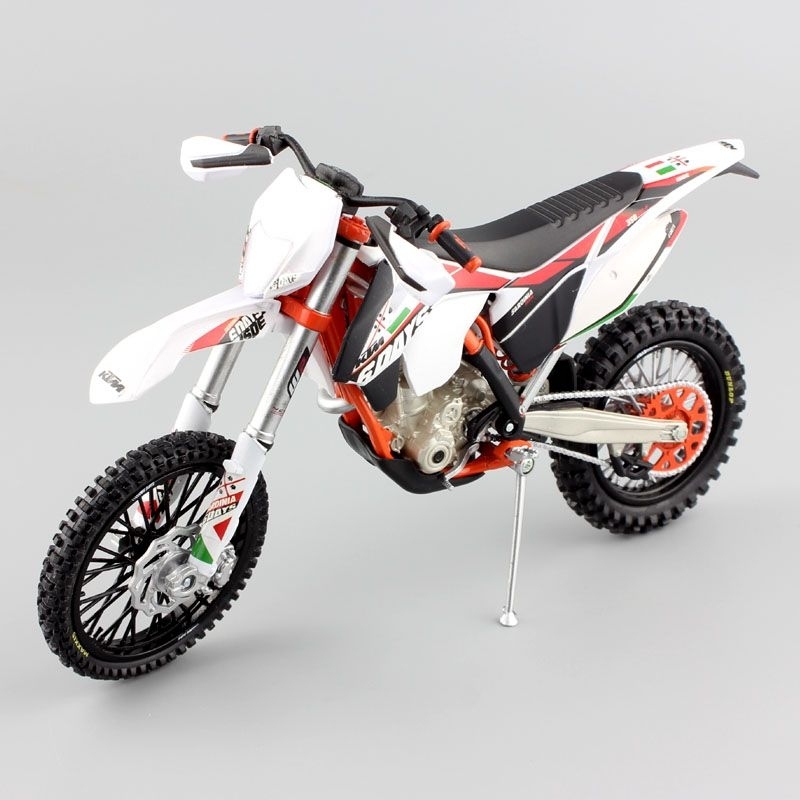 Diecast miniatur motor KTM Sixdays 350 EXC-F Sardinia Italia 2014 Skala 1:12 Automaxx